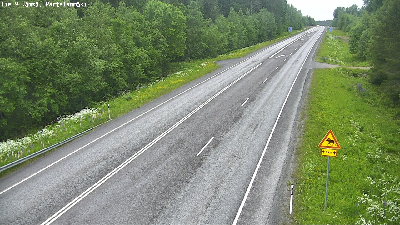 Kelikamerat Kuva Tie 9 Jämsä, Partalanmäki, Jämsä, Keski-Suomi