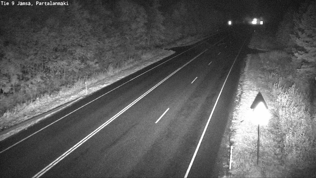 Weather Camera Image Väg 9 Jämsä, Partalanmäki, Jämsä, Keski-Suomi