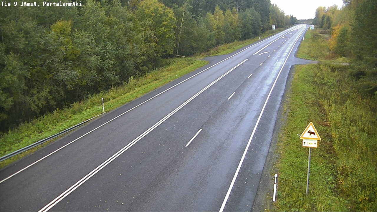 Weather Camera Image Väg 9 Jämsä, Partalanmäki, Jämsä, Keski-Suomi