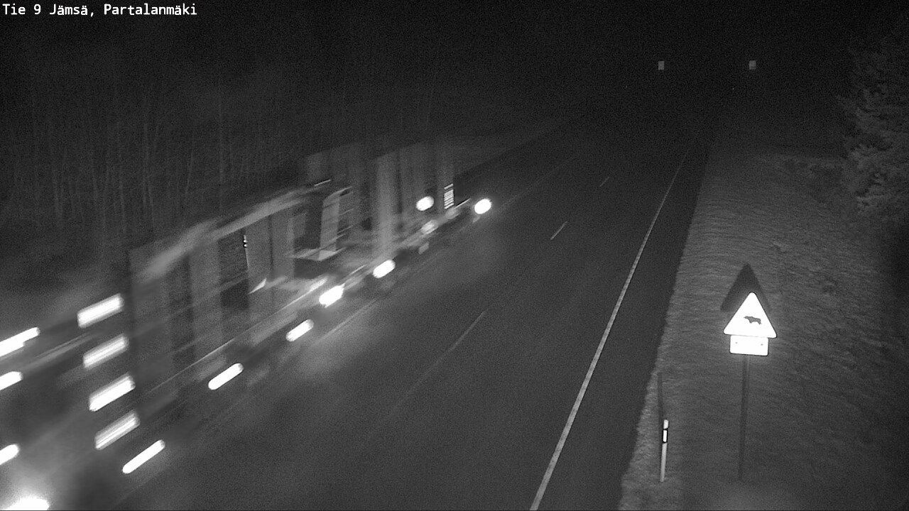 Weather Camera Image Väg 9 Jämsä, Partalanmäki, Jämsä, Keski-Suomi