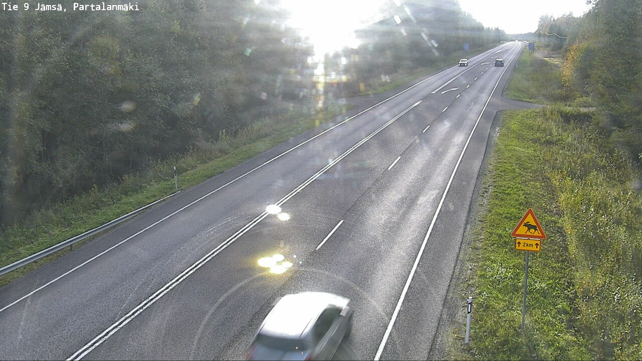 Weather Camera Image Road 9 Jämsä, Partalanmäki, Jämsä, Keski-Suomi
