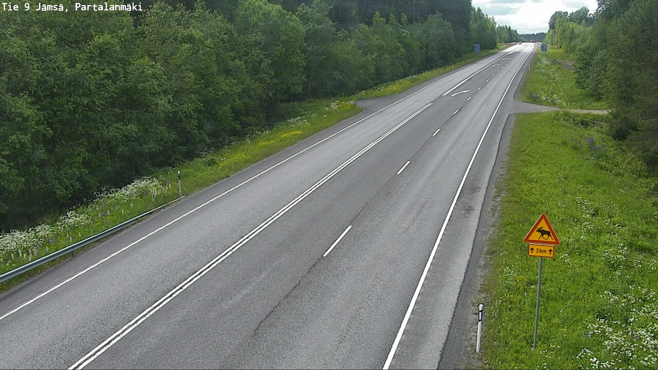 Kelikamerat Kuva Tie 9 Jämsä, Partalanmäki, Jämsä, Keski-Suomi