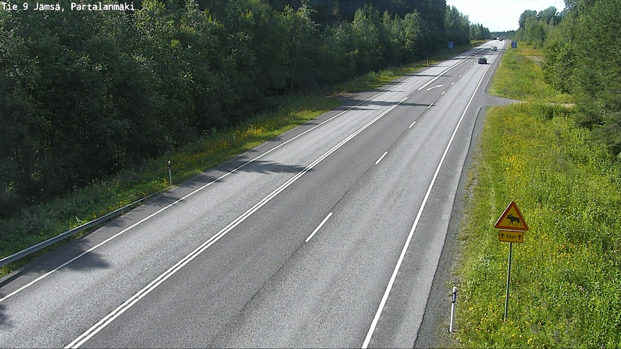 Kelikamerat Kuva Tie 9 Jämsä, Partalanmäki, Jämsä, Keski-Suomi