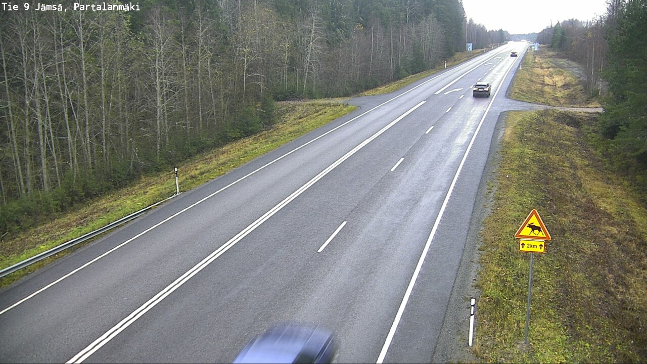 Kelikamerat Kuva Tie 9 Jämsä, Partalanmäki, Jämsä, Keski-Suomi