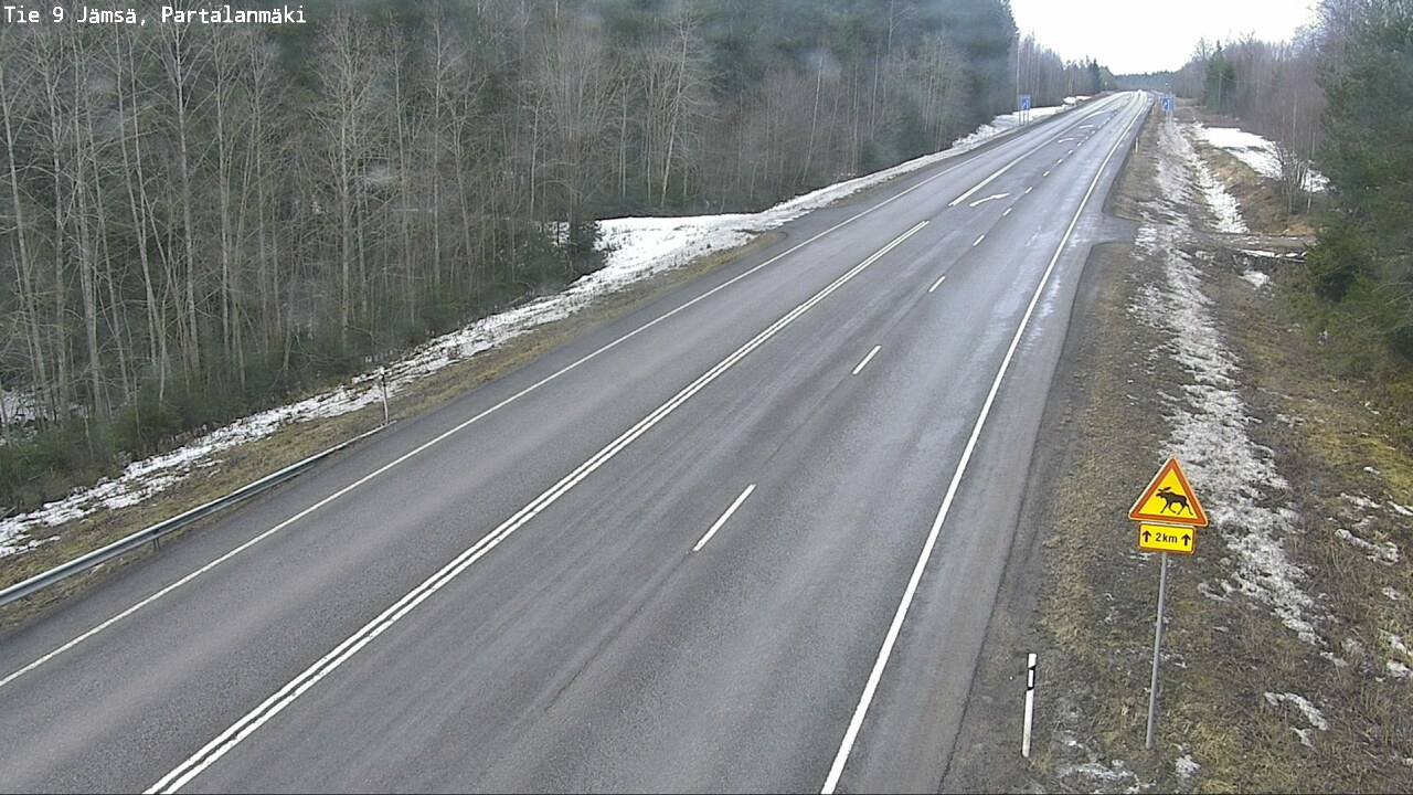 Weather Camera Image Road 9 Jämsä, Partalanmäki, Jämsä, Keski-Suomi