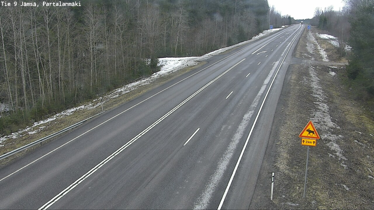 Weather Camera Image Road 9 Jämsä, Partalanmäki, Jämsä, Keski-Suomi