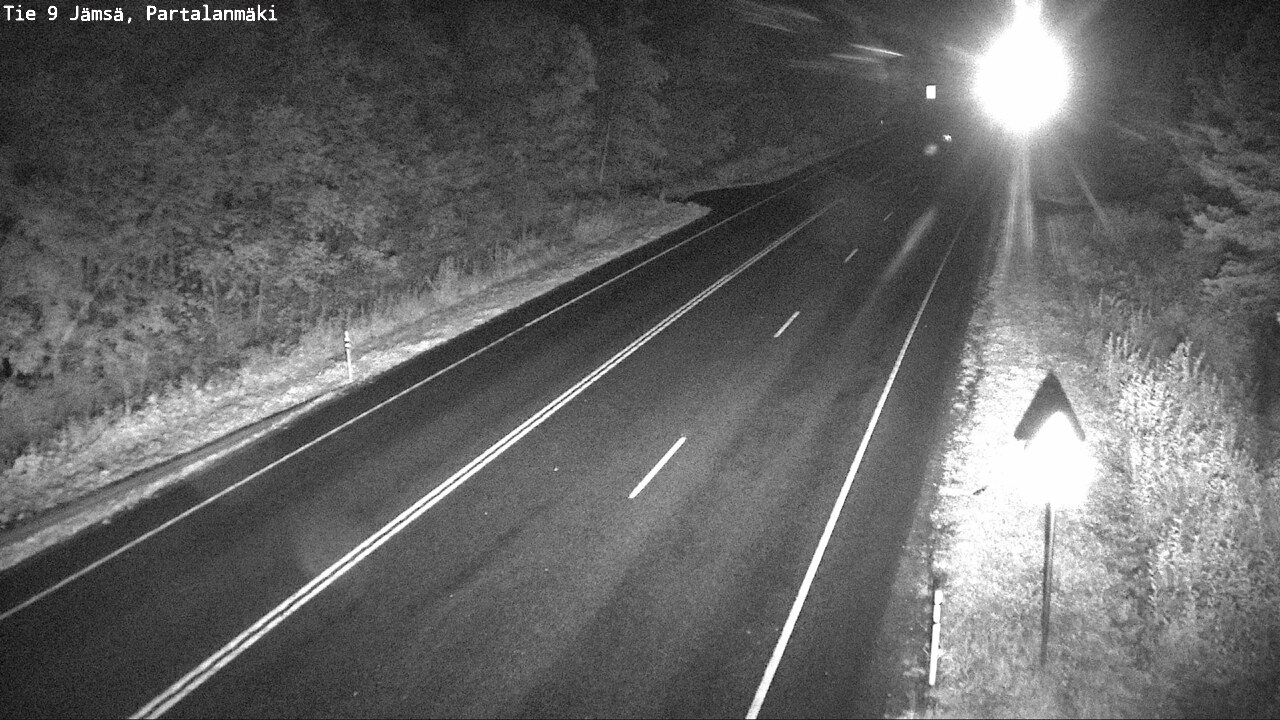 Weather Camera Image Väg 9 Jämsä, Partalanmäki, Jämsä, Keski-Suomi