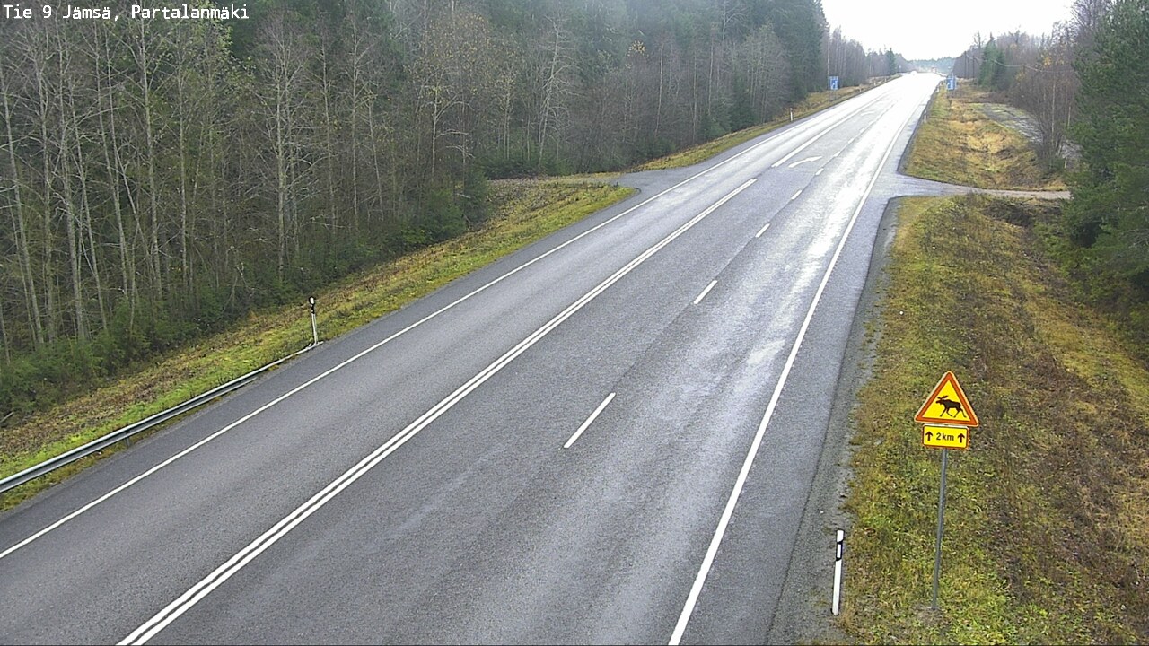 Kelikamerat Kuva Tie 9 Jämsä, Partalanmäki, Jämsä, Keski-Suomi