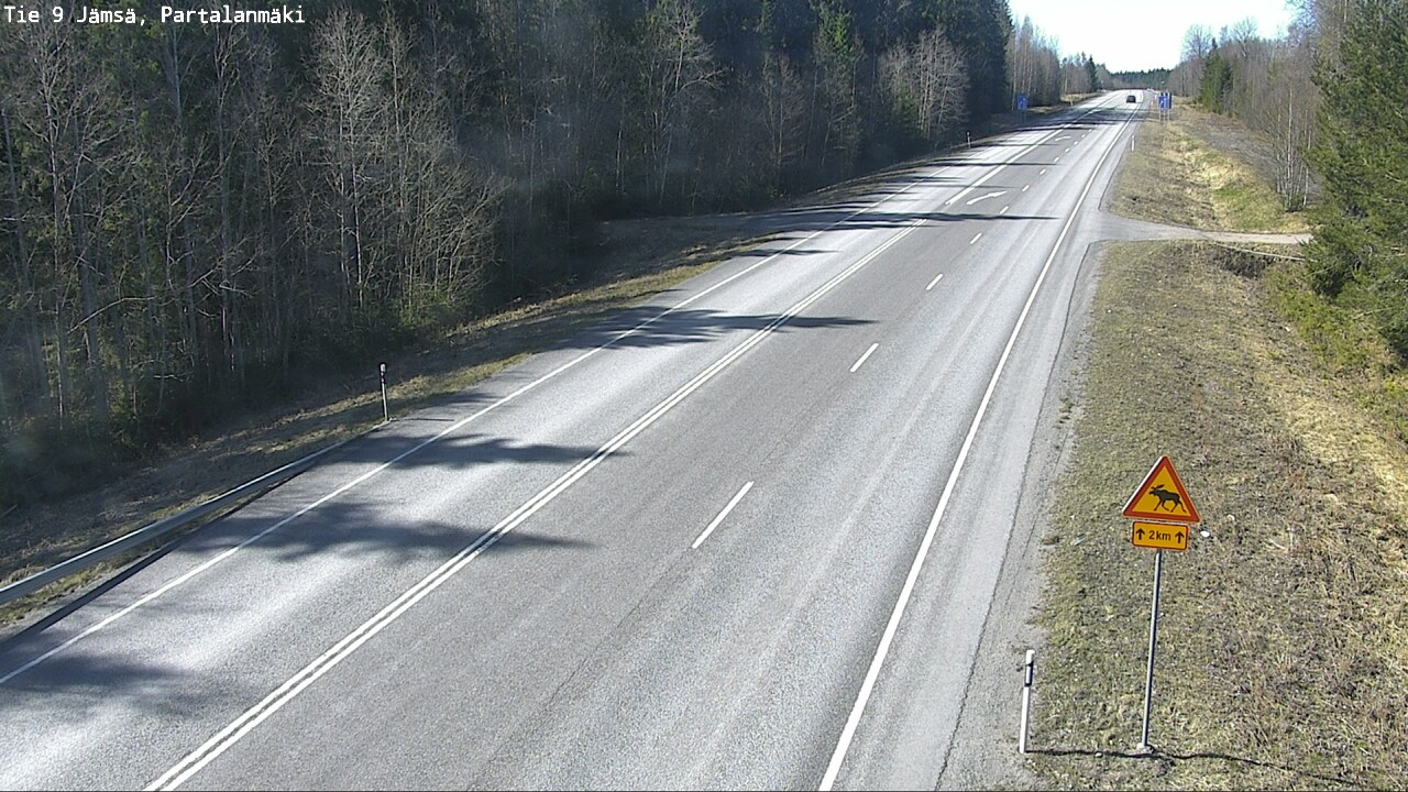 Kelikamerat Kuva Tie 9 Jämsä, Partalanmäki, Jämsä, Keski-Suomi