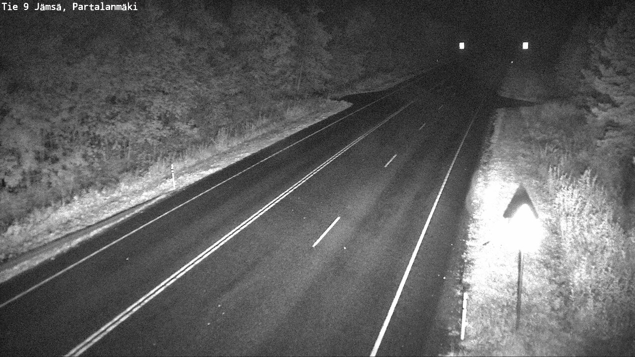 Weather Camera Image Väg 9 Jämsä, Partalanmäki, Jämsä, Keski-Suomi