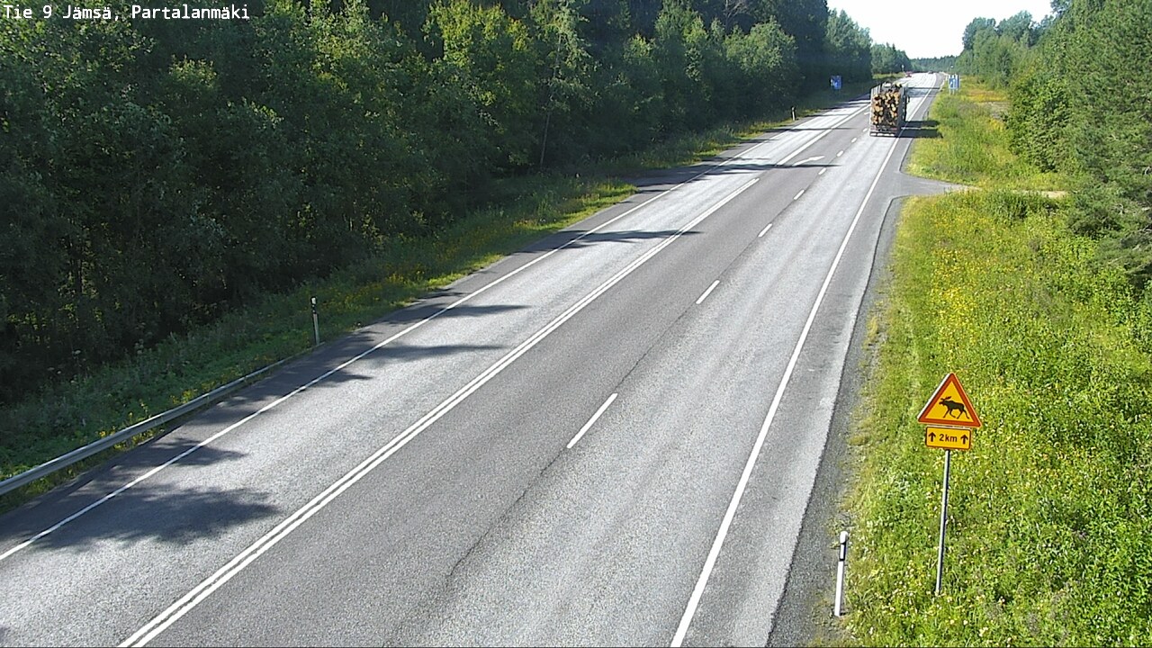 Kelikamerat Kuva Tie 9 Jämsä, Partalanmäki, Jämsä, Keski-Suomi