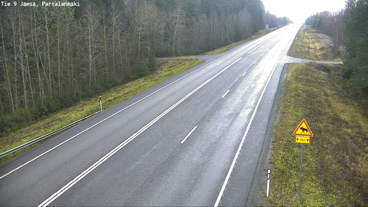 Kelikamerat Kuva Tie 9 Jämsä, Partalanmäki, Jämsä, Keski-Suomi