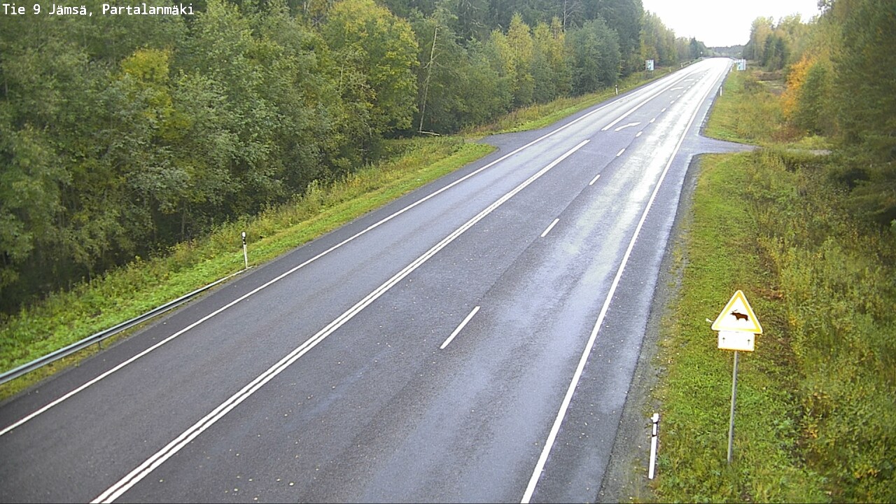Weather Camera Image Väg 9 Jämsä, Partalanmäki, Jämsä, Keski-Suomi