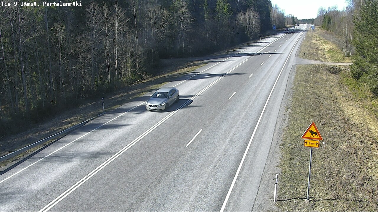 Kelikamerat Kuva Tie 9 Jämsä, Partalanmäki, Jämsä, Keski-Suomi