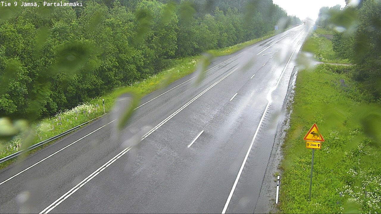 Weather Camera Image Väg 9 Jämsä, Partalanmäki, Jämsä, Keski-Suomi