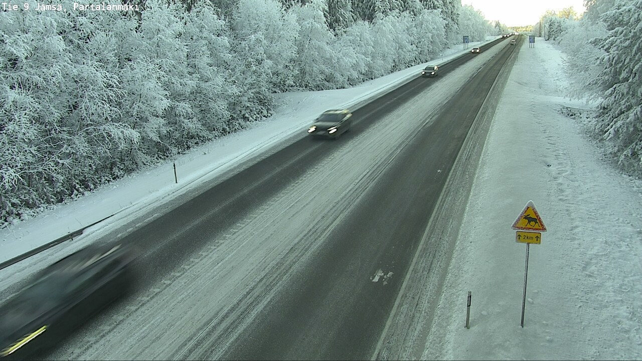 Weather Camera Image Väg 9 Jämsä, Partalanmäki, Jämsä, Keski-Suomi