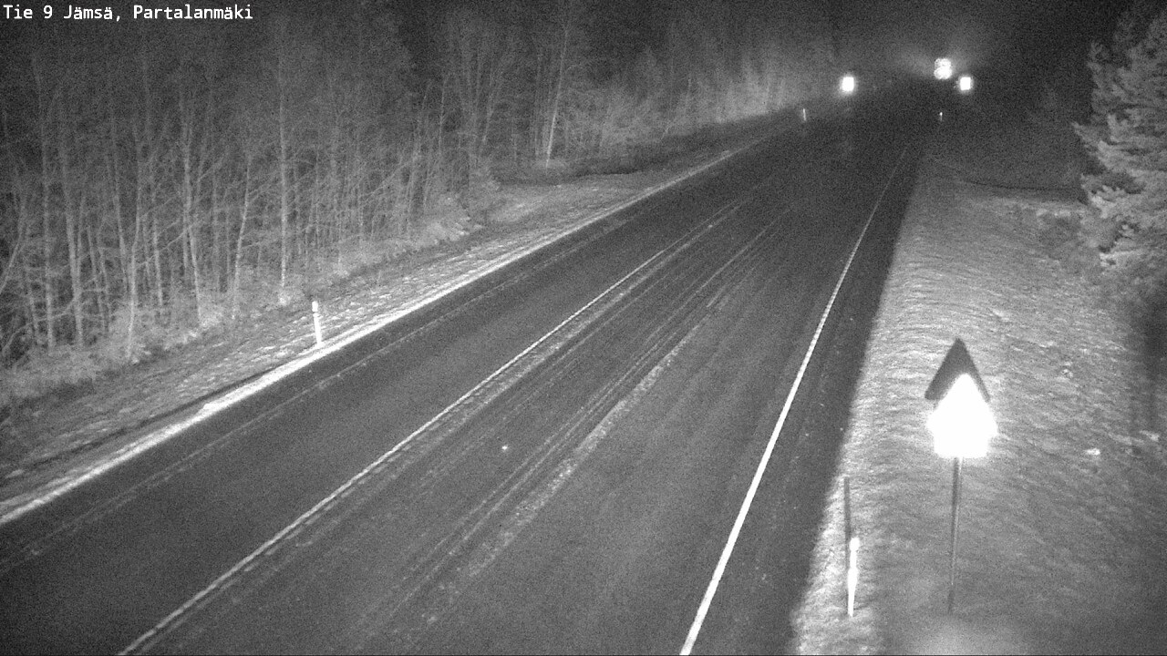 Weather Camera Image Väg 9 Jämsä, Partalanmäki, Jämsä, Keski-Suomi