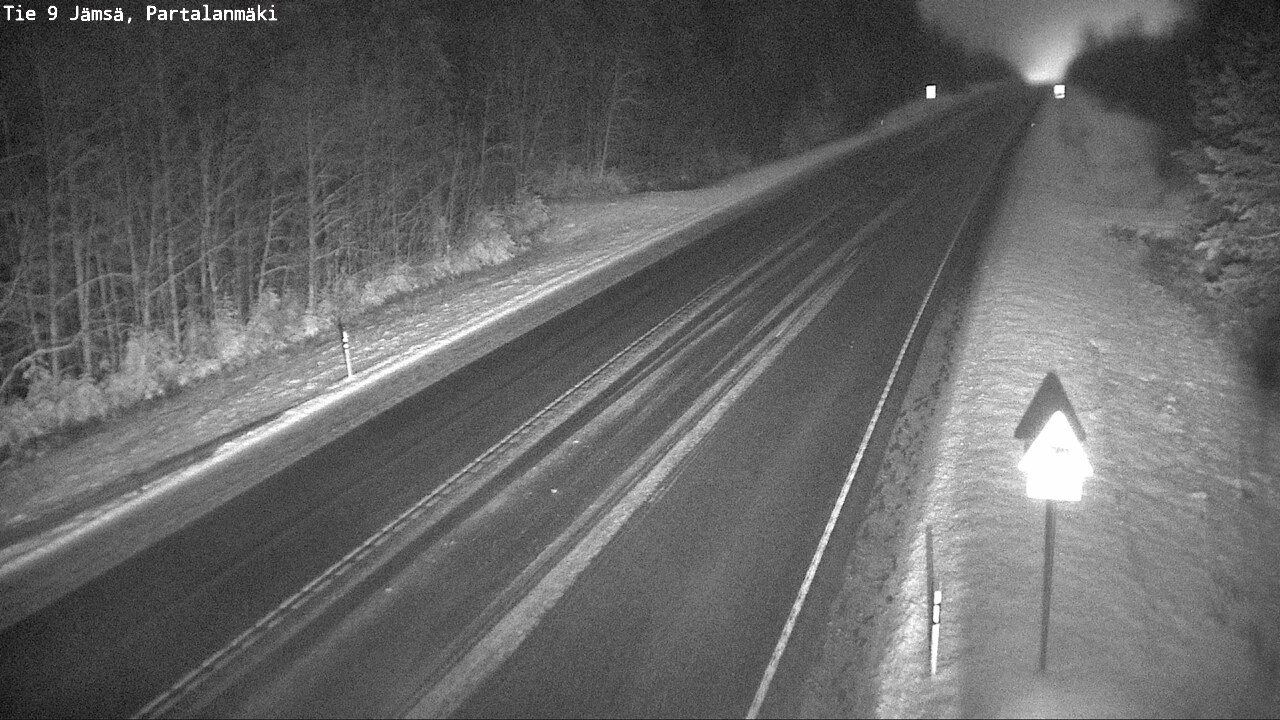 Weather Camera Image Väg 9 Jämsä, Partalanmäki, Jämsä, Keski-Suomi