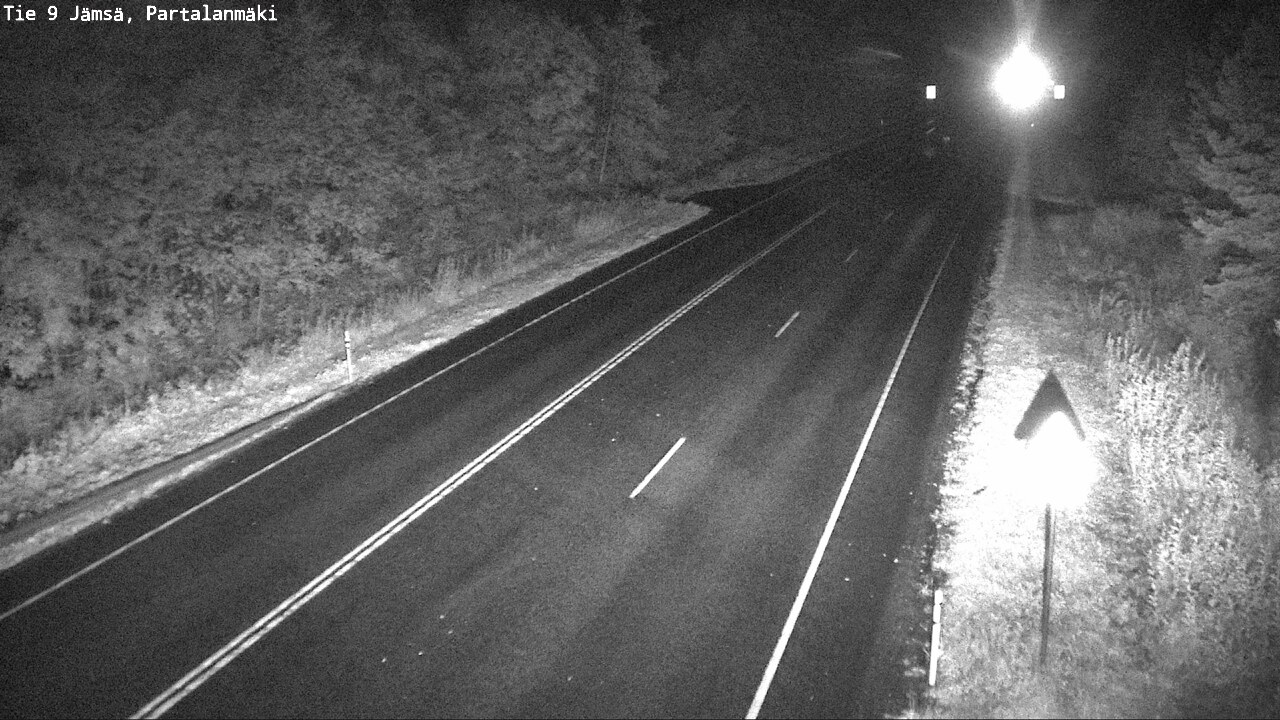 Weather Camera Image Väg 9 Jämsä, Partalanmäki, Jämsä, Keski-Suomi