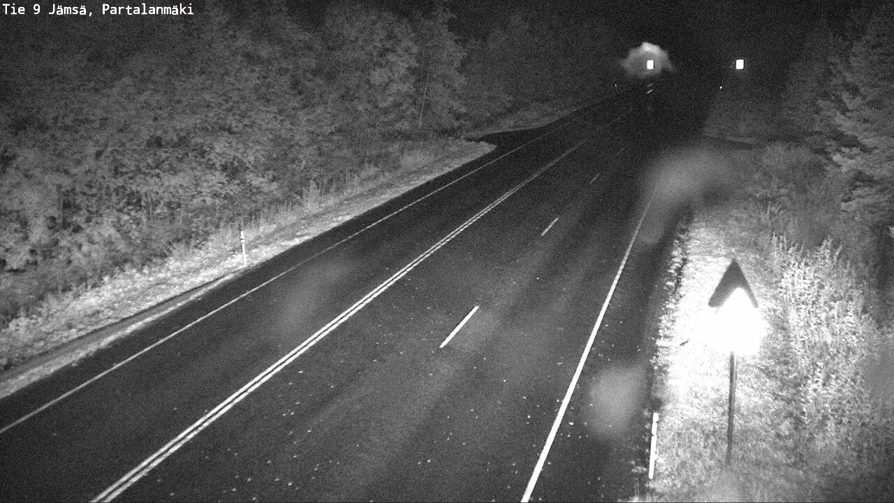 Weather Camera Image Väg 9 Jämsä, Partalanmäki, Jämsä, Keski-Suomi