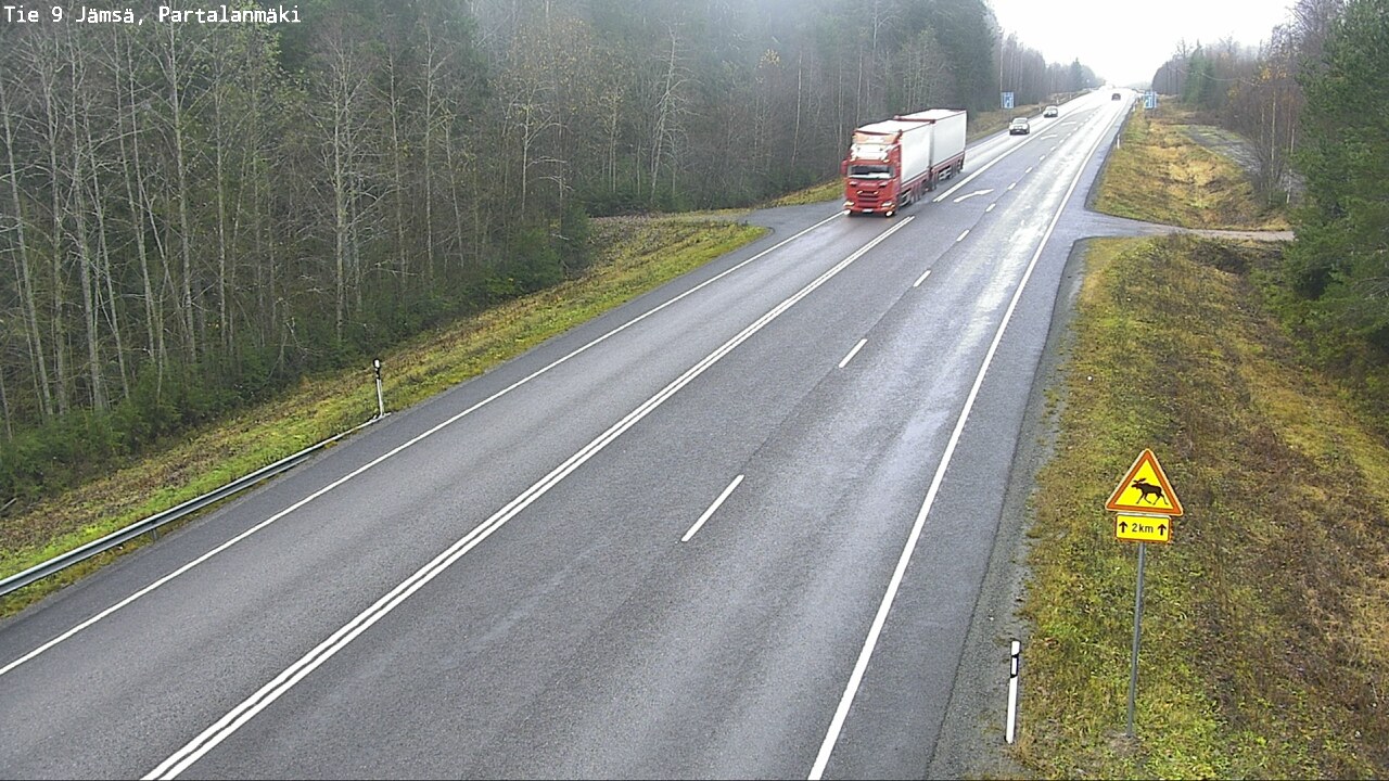 Kelikamerat Kuva Tie 9 Jämsä, Partalanmäki, Jämsä, Keski-Suomi