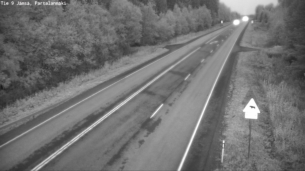 Weather Camera Image Väg 9 Jämsä, Partalanmäki, Jämsä, Keski-Suomi