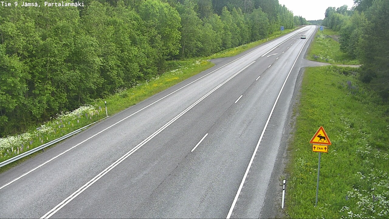 Kelikamerat Kuva Tie 9 Jämsä, Partalanmäki, Jämsä, Keski-Suomi