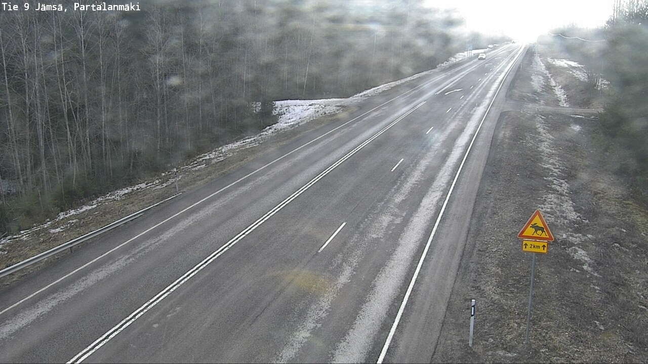 Weather Camera Image Väg 9 Jämsä, Partalanmäki, Jämsä, Keski-Suomi