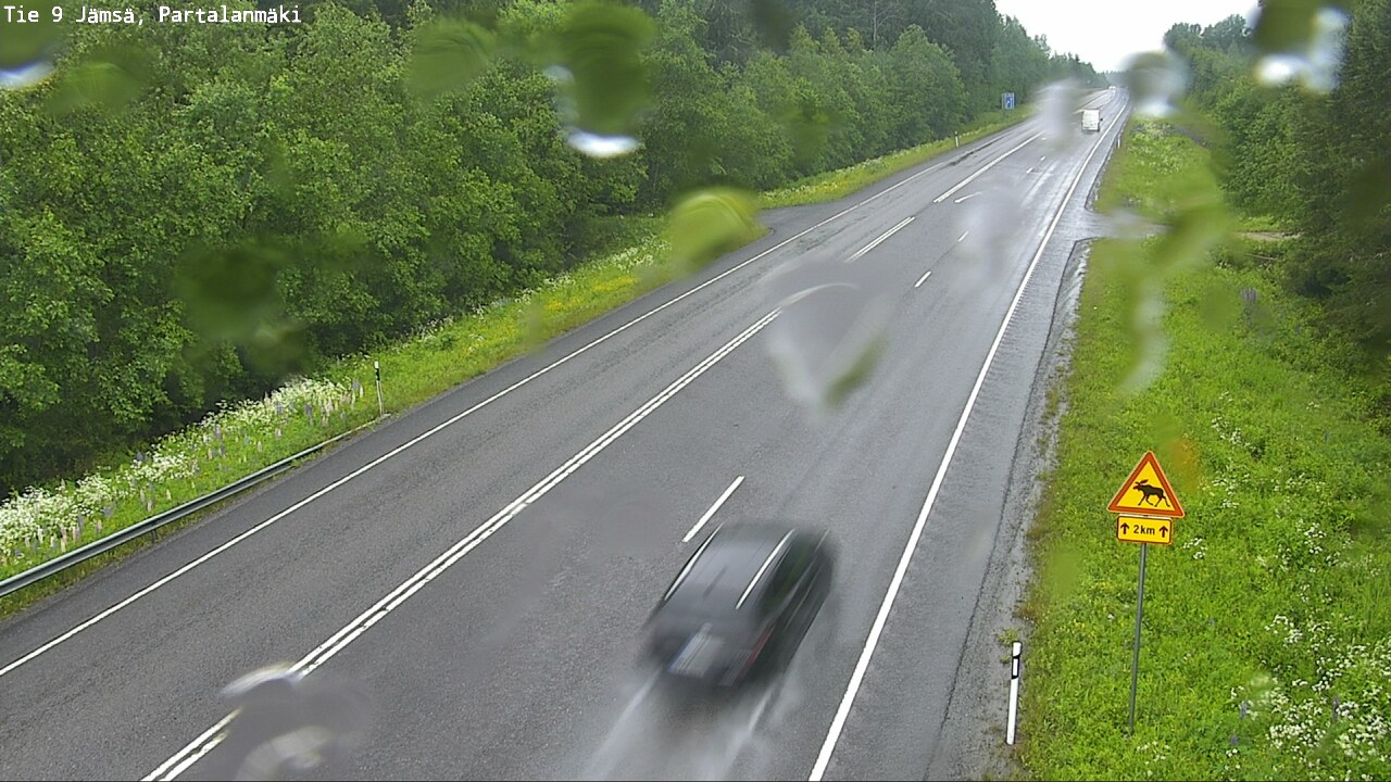 Weather Camera Image Väg 9 Jämsä, Partalanmäki, Jämsä, Keski-Suomi