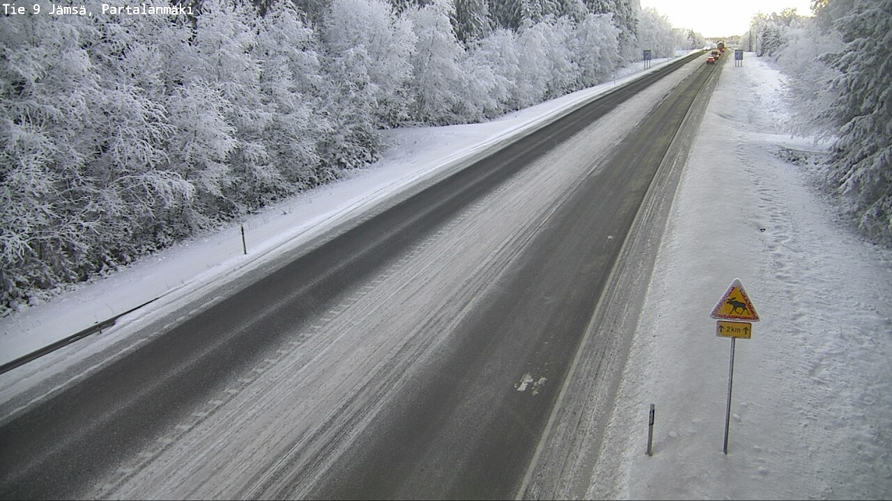 Weather Camera Image Väg 9 Jämsä, Partalanmäki, Jämsä, Keski-Suomi