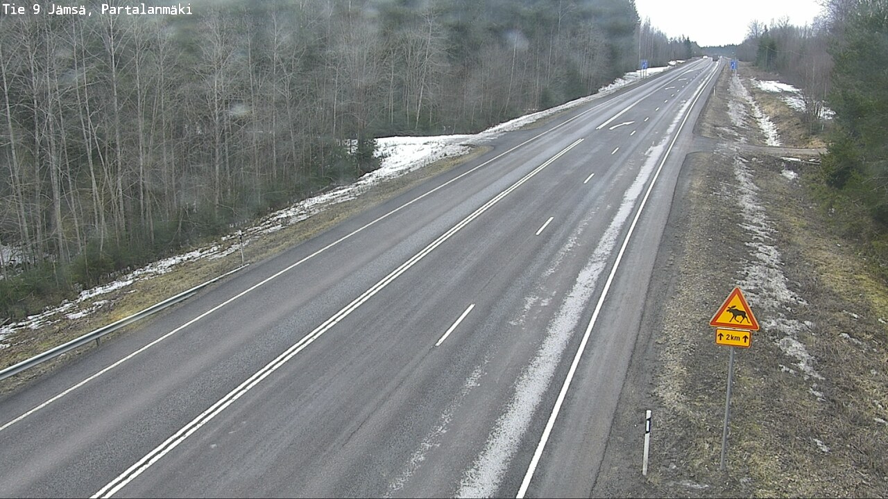 Weather Camera Image Road 9 Jämsä, Partalanmäki, Jämsä, Keski-Suomi