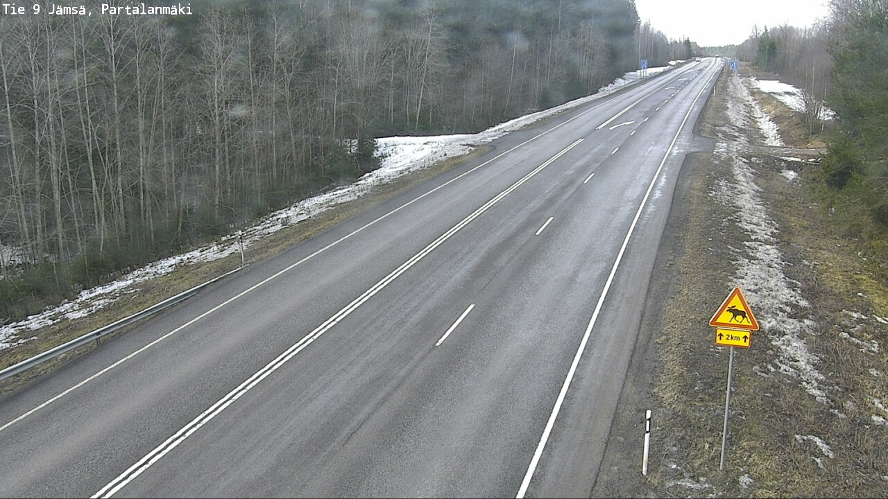 Weather Camera Image Road 9 Jämsä, Partalanmäki, Jämsä, Keski-Suomi