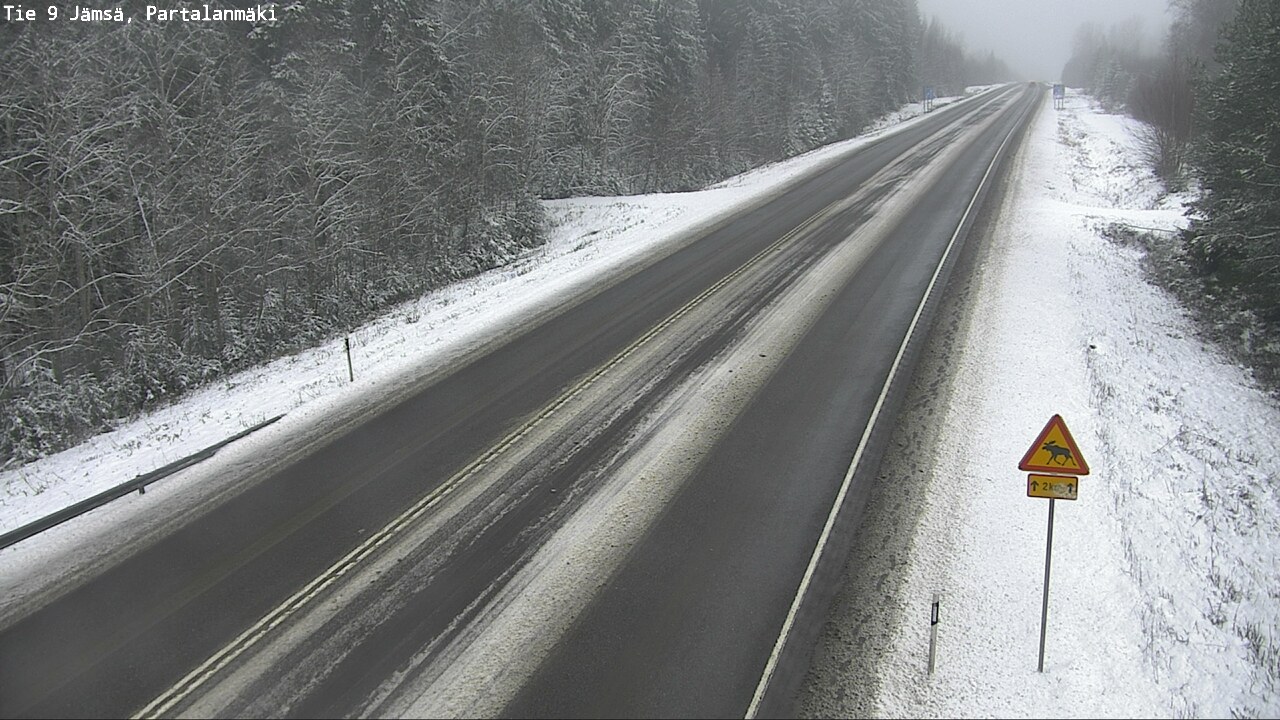 Weather Camera Image Väg 9 Jämsä, Partalanmäki, Jämsä, Keski-Suomi