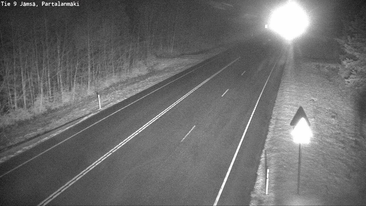 Weather Camera Image Väg 9 Jämsä, Partalanmäki, Jämsä, Keski-Suomi