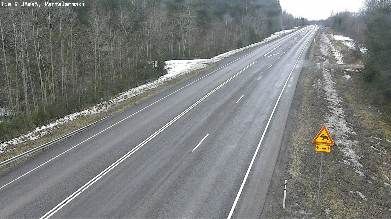 Weather Camera Image Road 9 Jämsä, Partalanmäki, Jämsä, Keski-Suomi