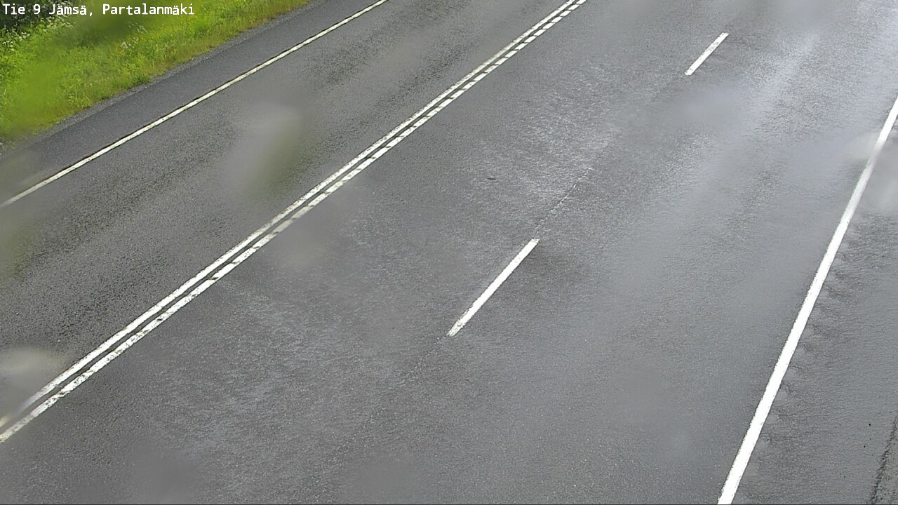 Weather Camera Image Väg 9 Jämsä, Partalanmäki, Jämsä, Keski-Suomi