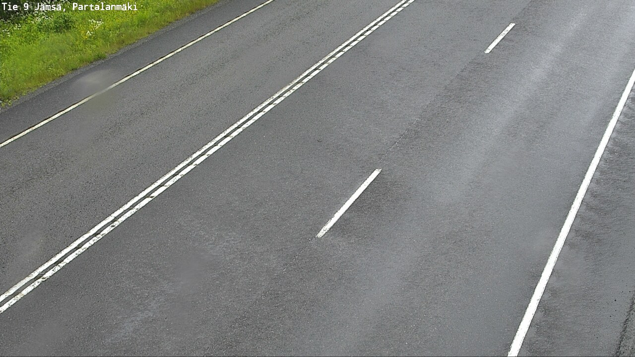 Weather Camera Image Väg 9 Jämsä, Partalanmäki, Jämsä, Keski-Suomi