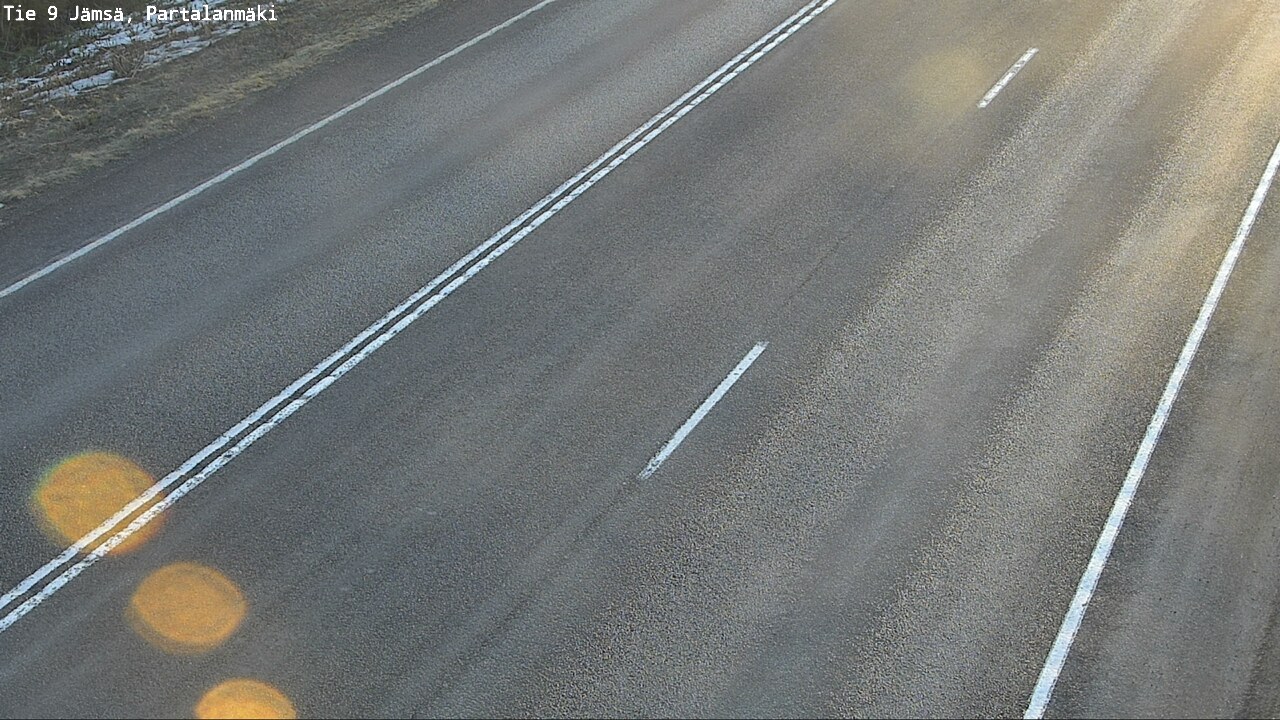 Weather Camera Image Road 9 Jämsä, Partalanmäki, Jämsä, Keski-Suomi