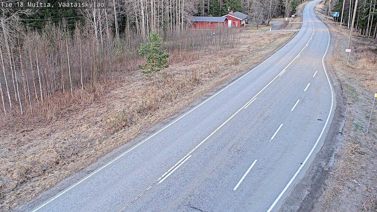 Weather Camera Image Väg 18 Multia, Väätäiskylä, Multia, Keski-Suomi