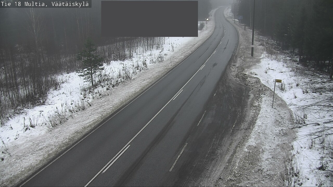 Weather Camera Image Väg 18 Multia, Väätäiskylä, Multia, Keski-Suomi