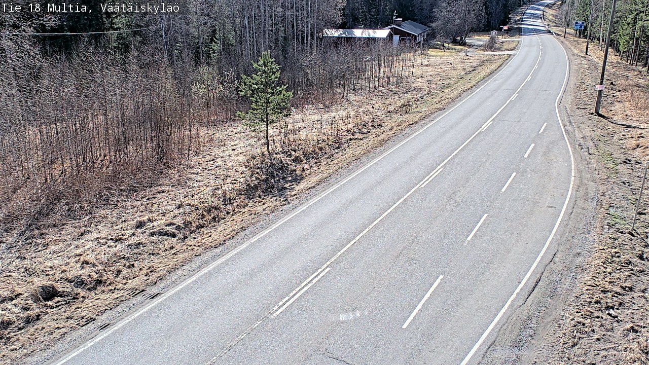 Weather Camera Image Väg 18 Multia, Väätäiskylä, Multia, Keski-Suomi