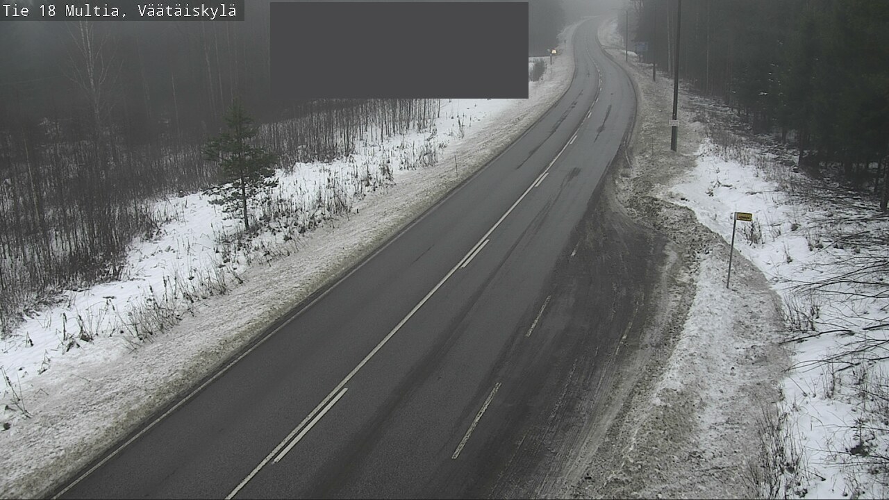 Weather Camera Image Väg 18 Multia, Väätäiskylä, Multia, Keski-Suomi