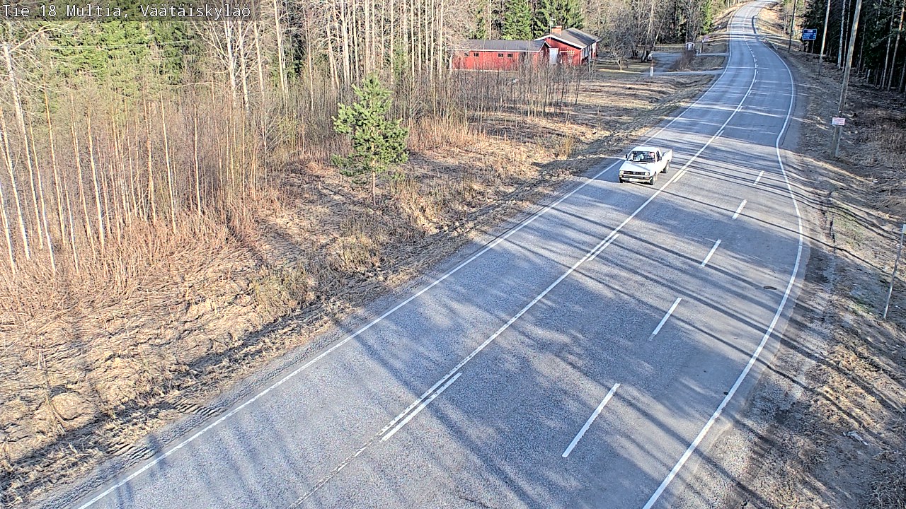 Weather Camera Image Väg 18 Multia, Väätäiskylä, Multia, Keski-Suomi