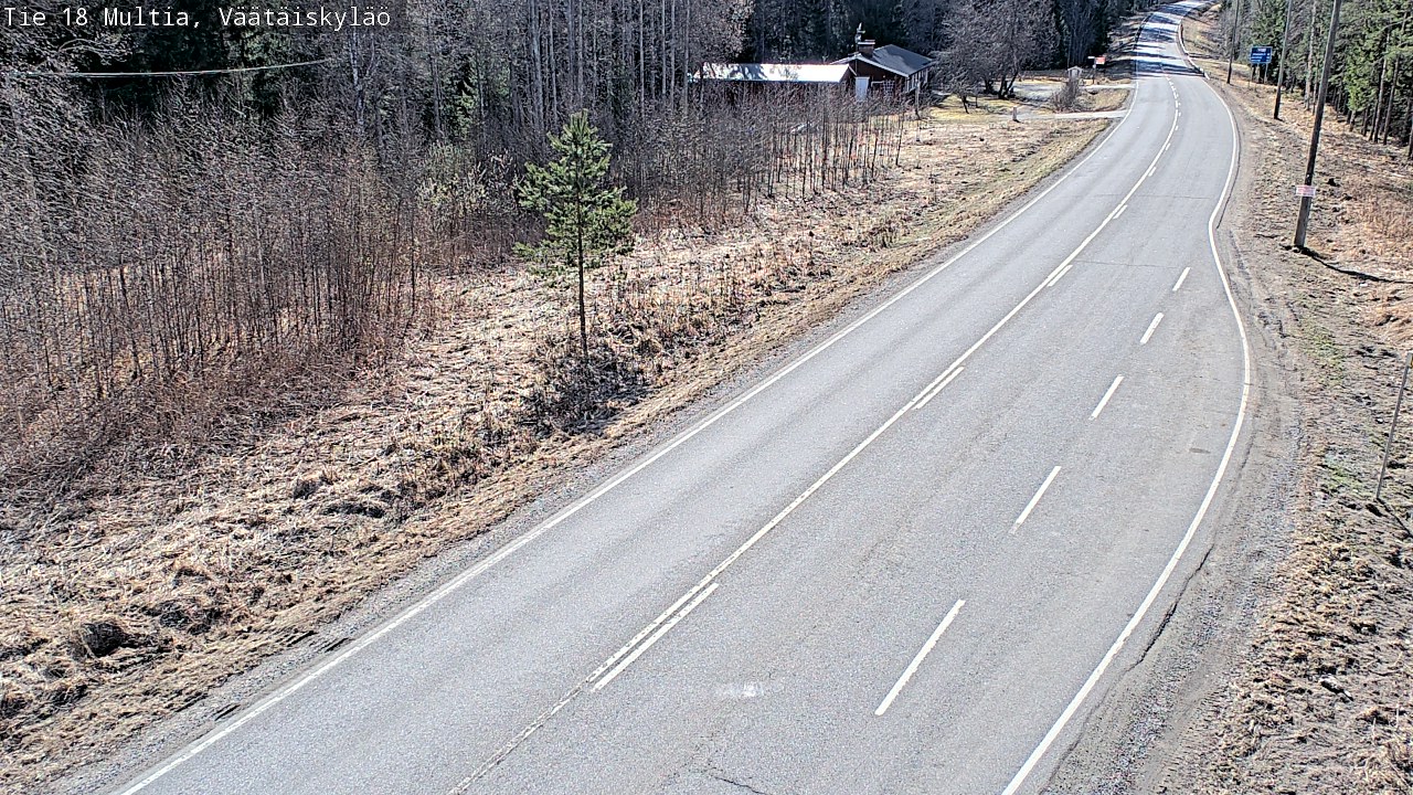 Weather Camera Image Väg 18 Multia, Väätäiskylä, Multia, Keski-Suomi