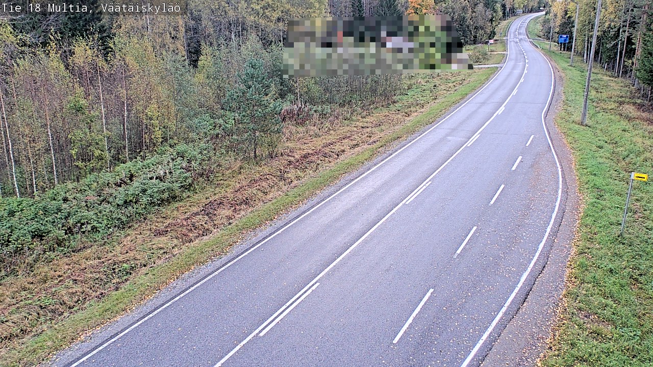 Weather Camera Image Road 18 Multia, Väätäiskylä, Multia, Keski-Suomi