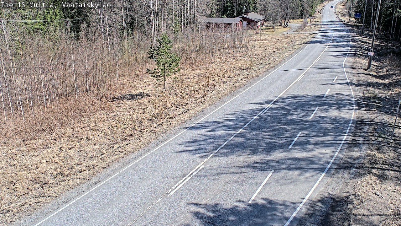 Weather Camera Image Väg 18 Multia, Väätäiskylä, Multia, Keski-Suomi