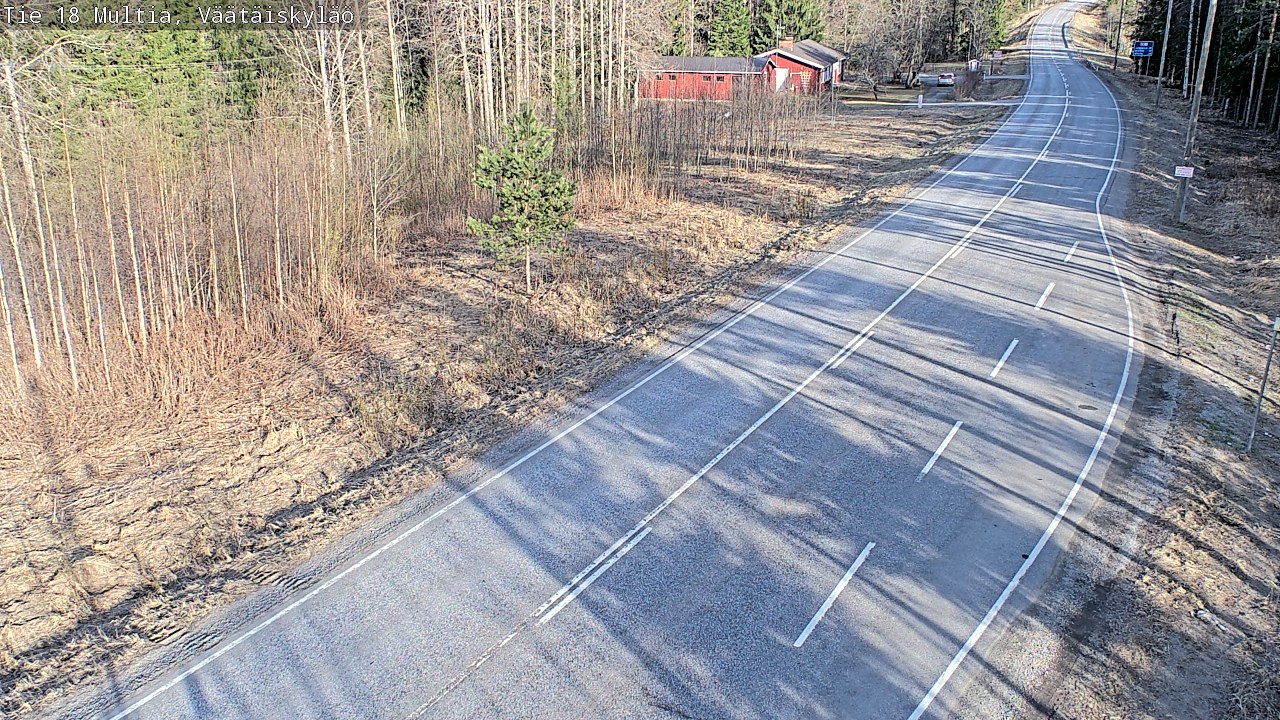 Weather Camera Image Väg 18 Multia, Väätäiskylä, Multia, Keski-Suomi