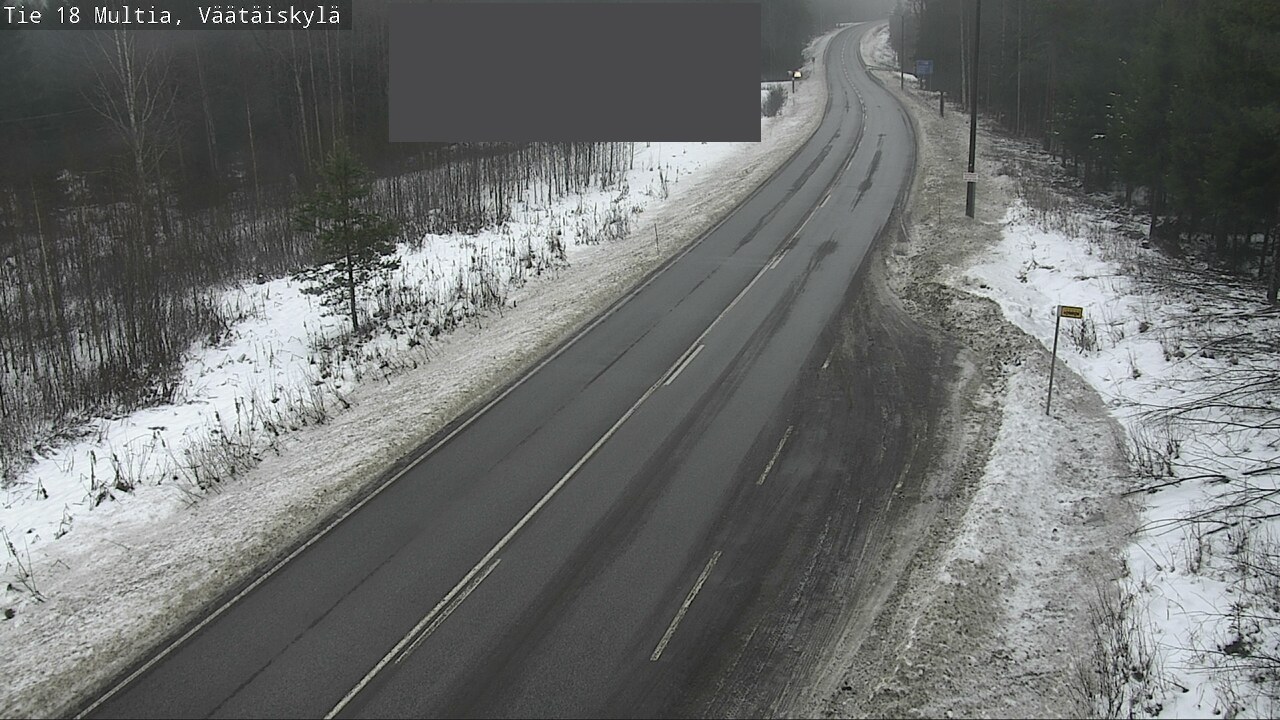 Weather Camera Image Väg 18 Multia, Väätäiskylä, Multia, Keski-Suomi