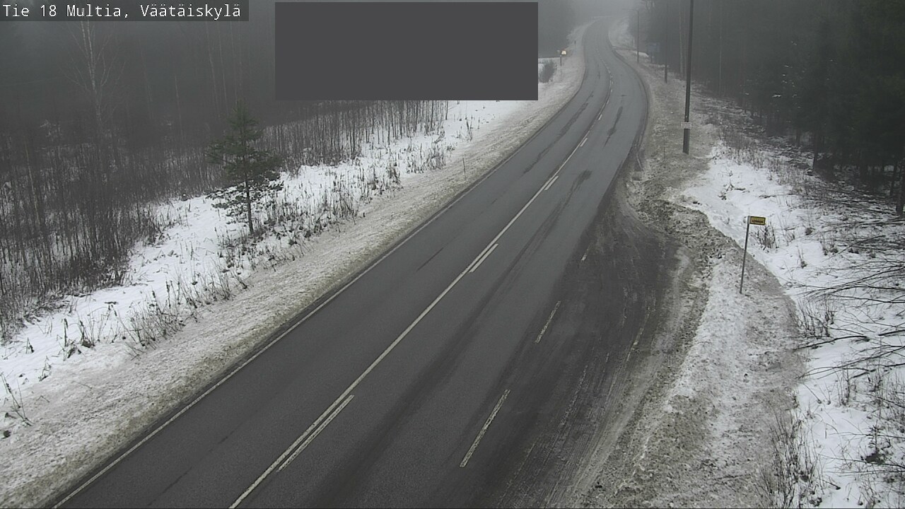 Weather Camera Image Väg 18 Multia, Väätäiskylä, Multia, Keski-Suomi