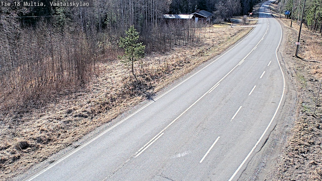 Weather Camera Image Väg 18 Multia, Väätäiskylä, Multia, Keski-Suomi
